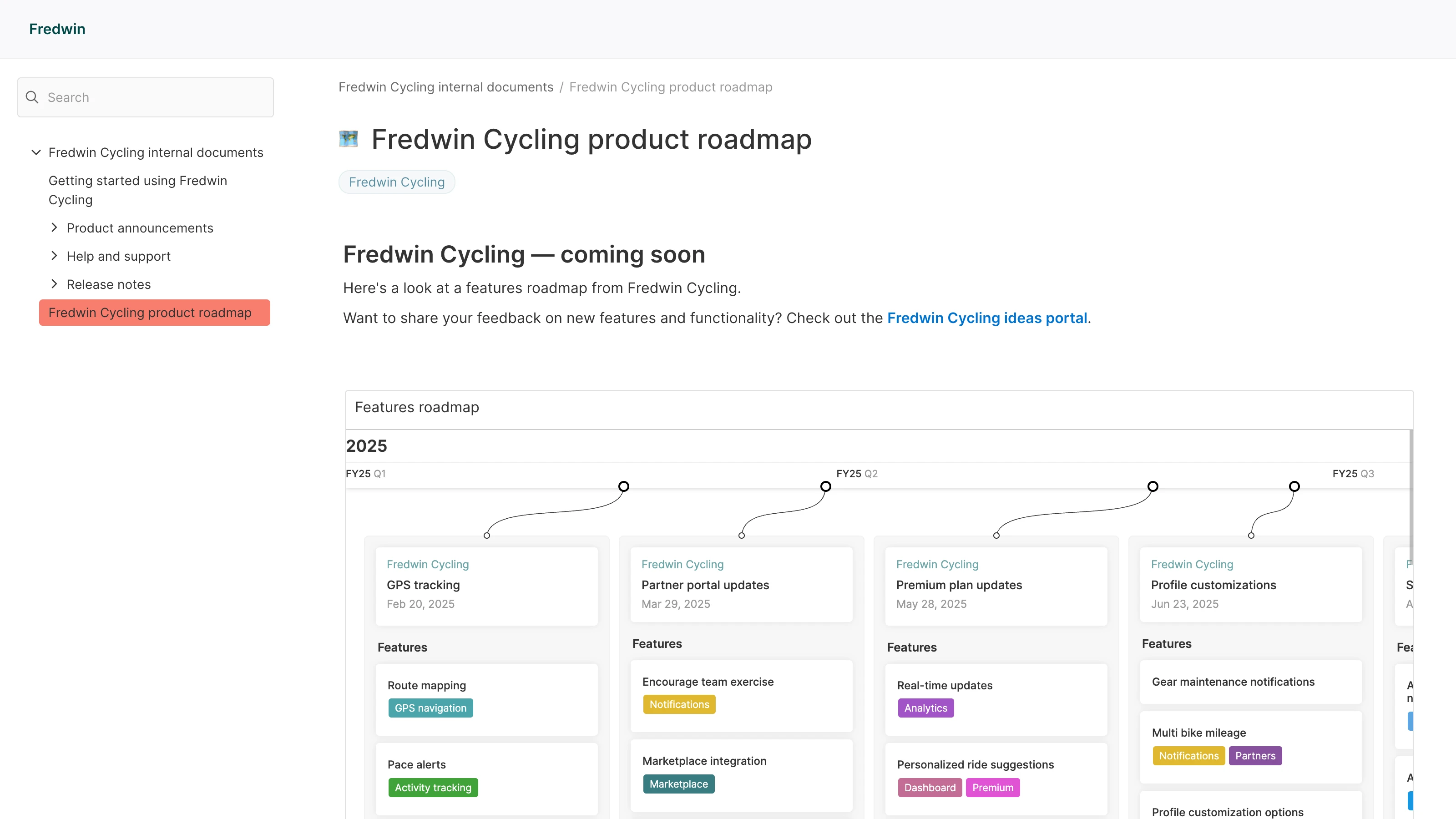 Finalize your roadmap