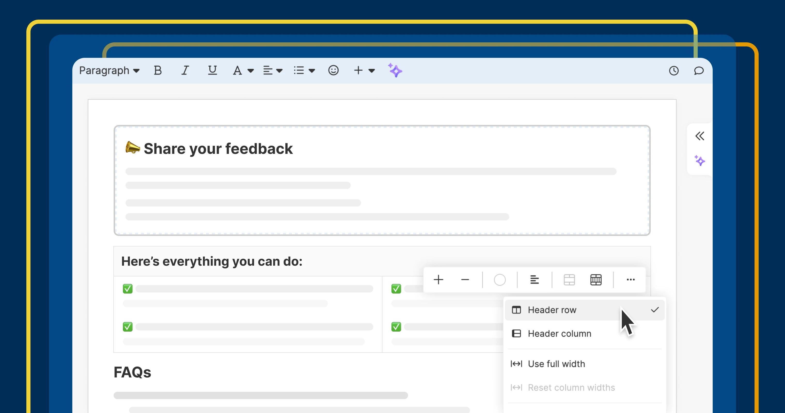 Meet the new Aha! text editor