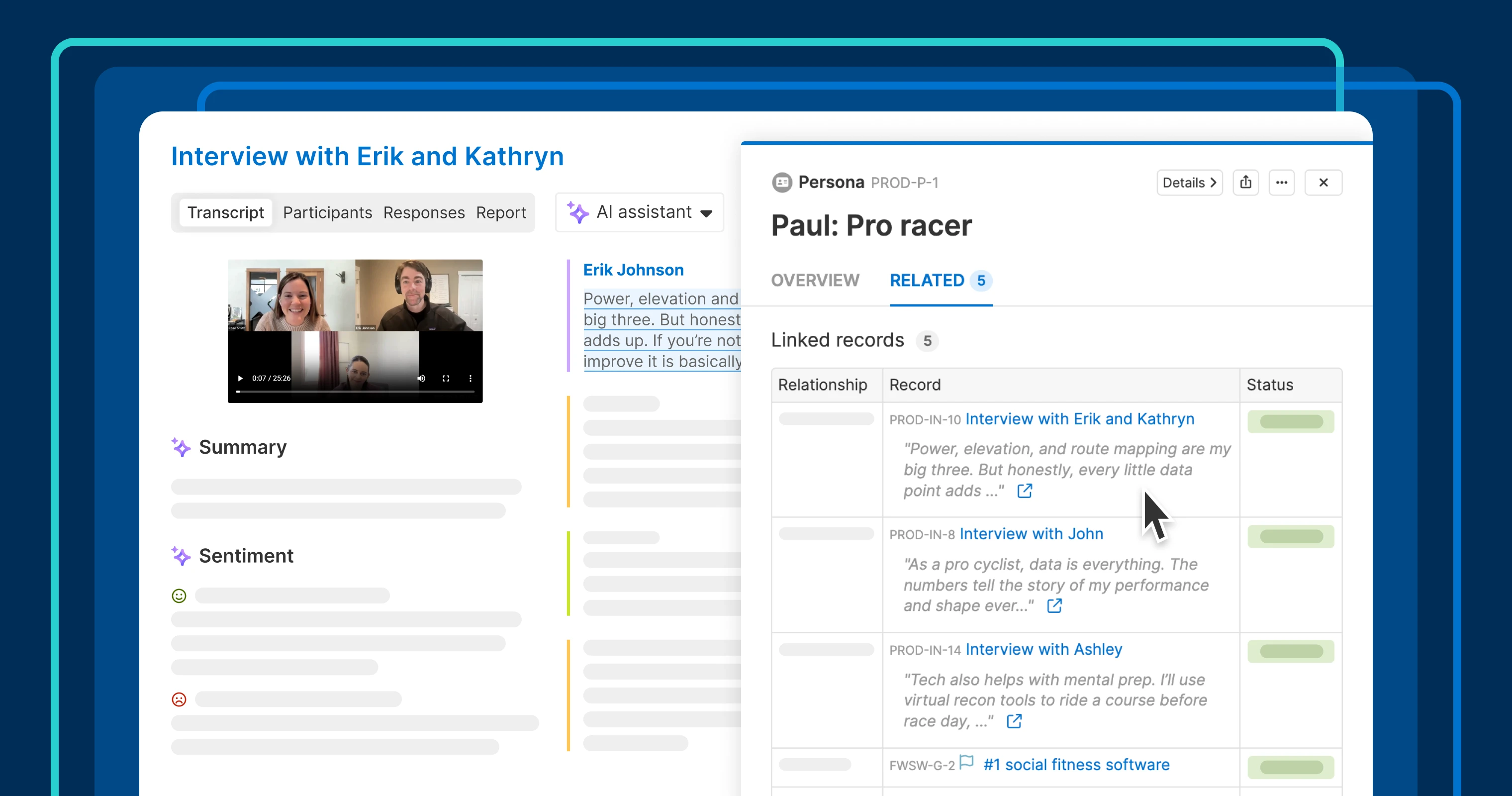 Bring personas to life with the actual voice of the customer