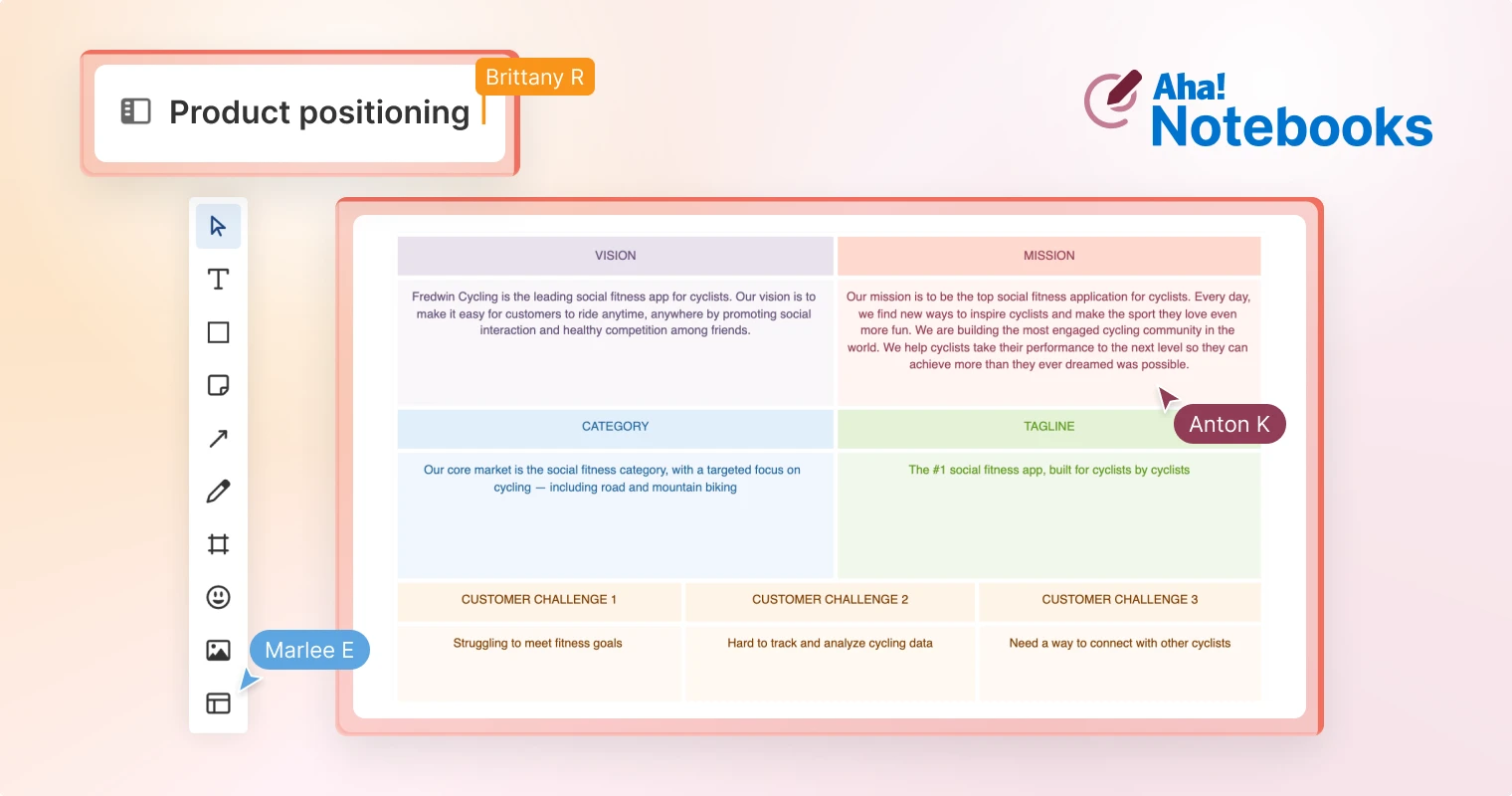 New product management template: Product positioning