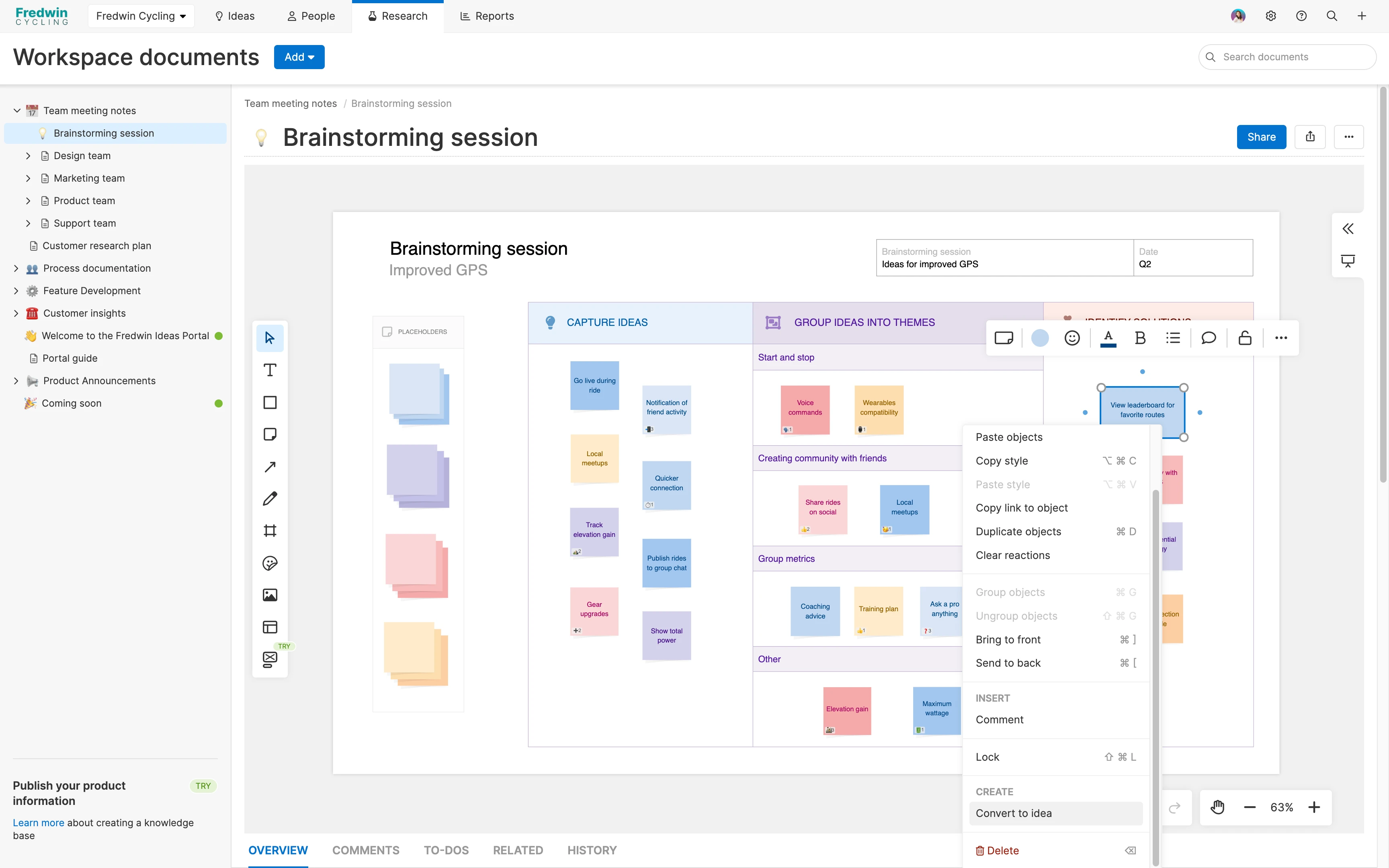 Open up the ideation process