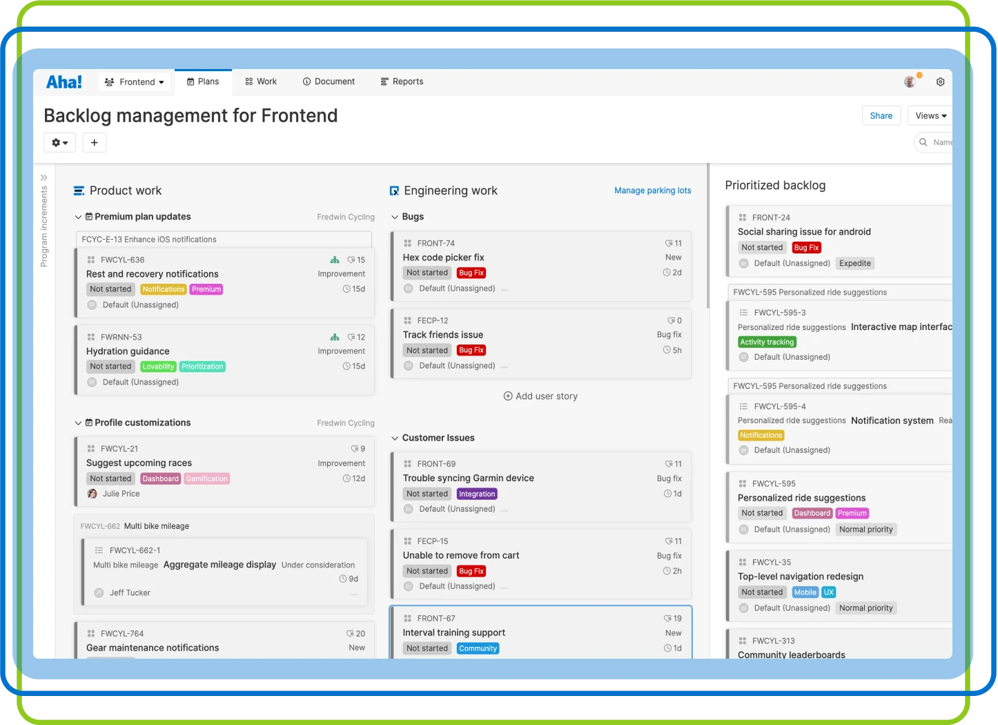 Establish a pull system