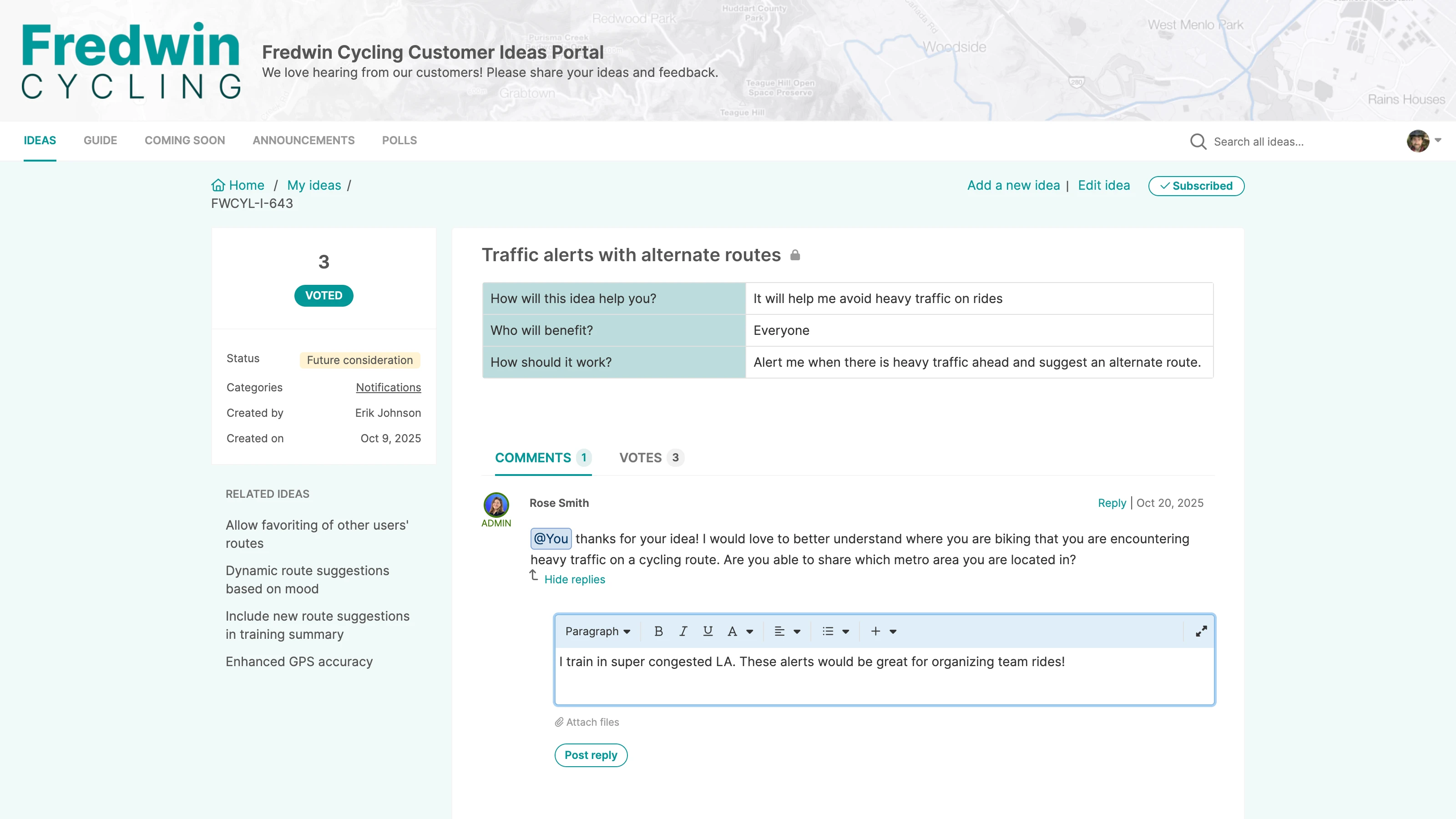 Review and respond quickly