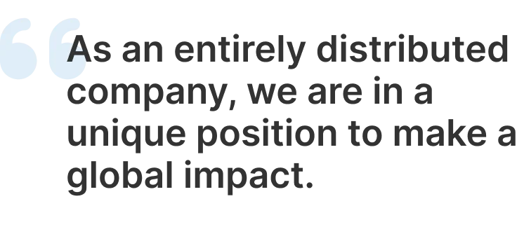 Company - History - Distributed Company - Quote
