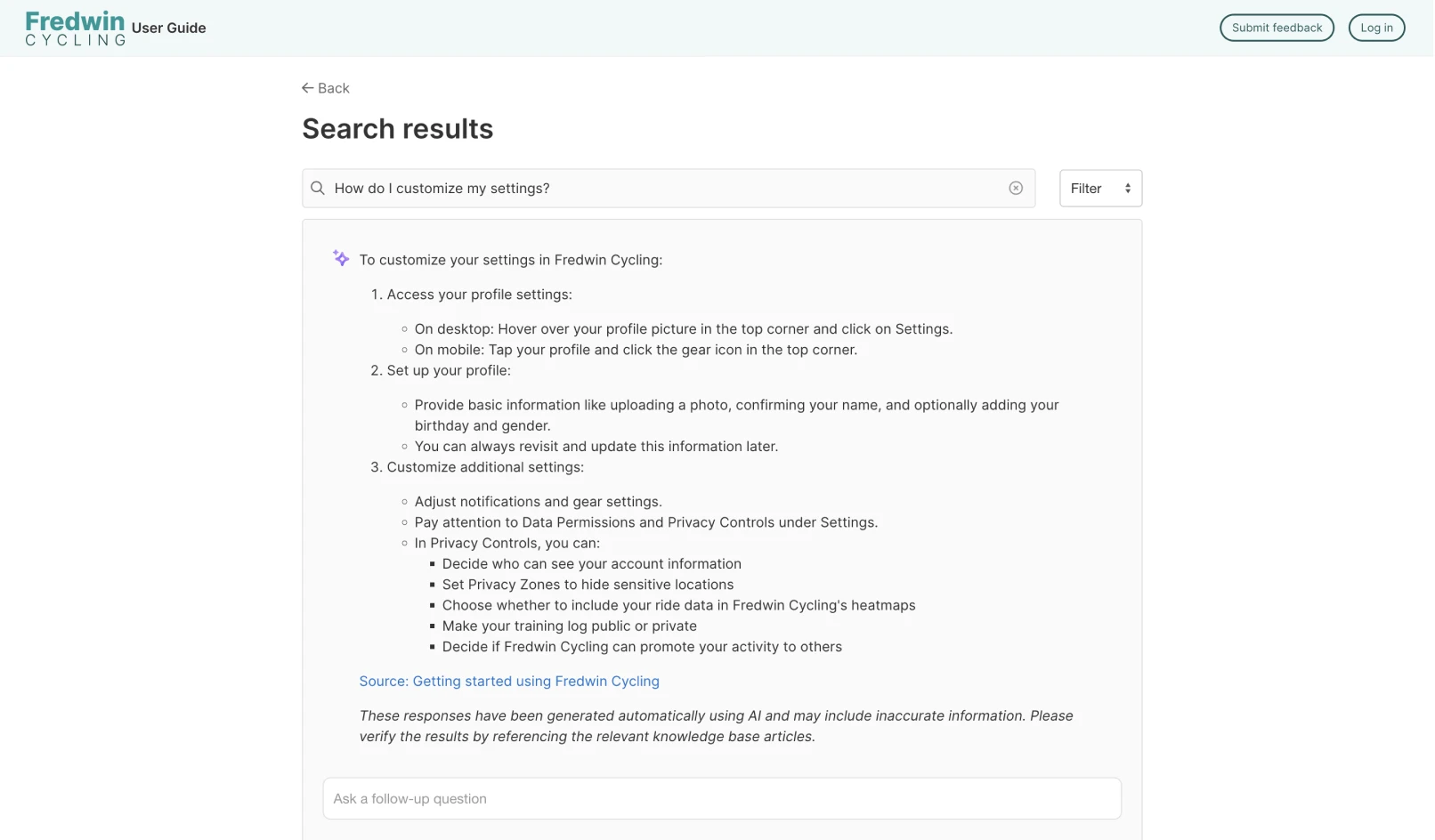 Knowledge - AI - Enable AI-powered search