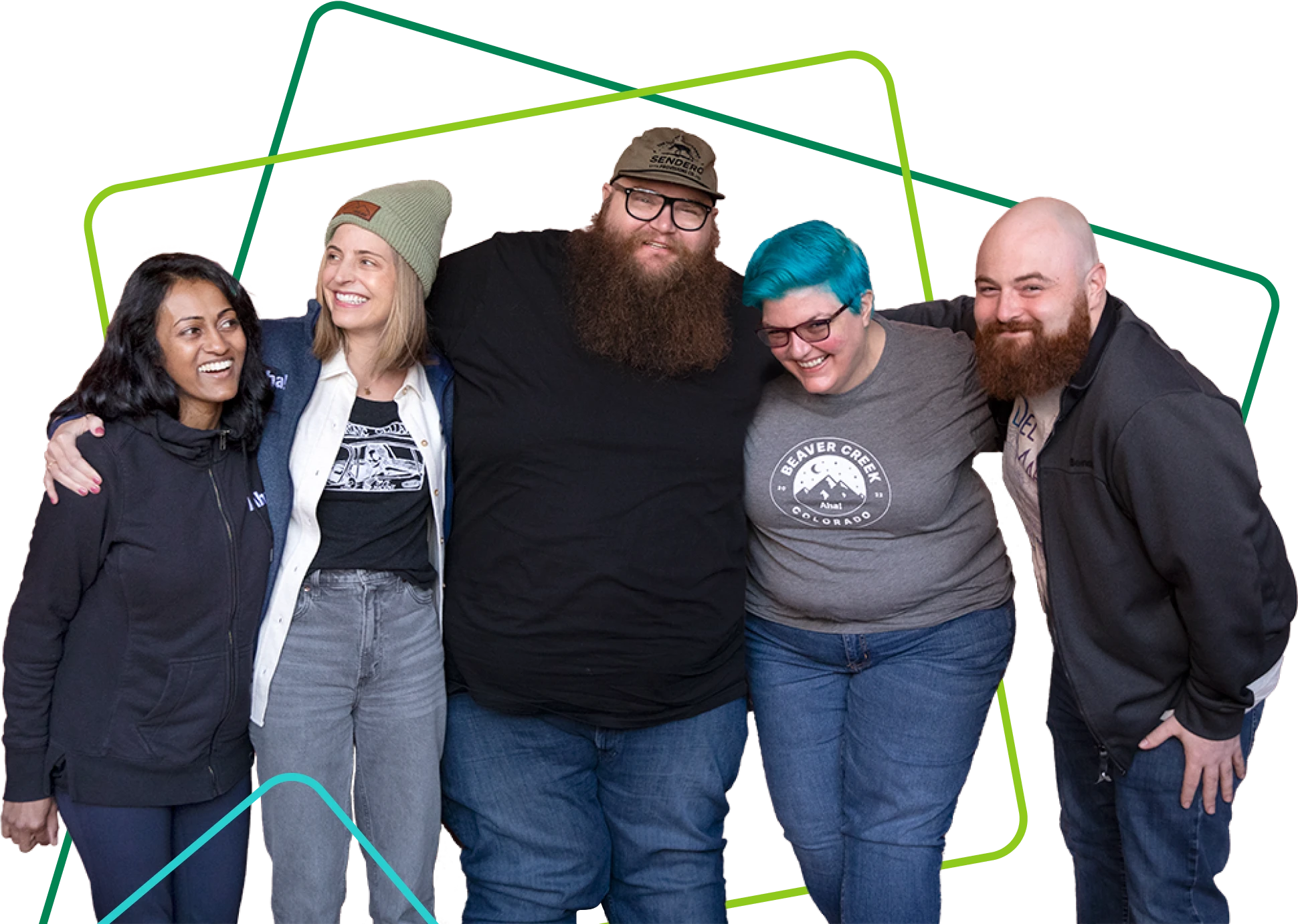 Aha! careers employees laughing