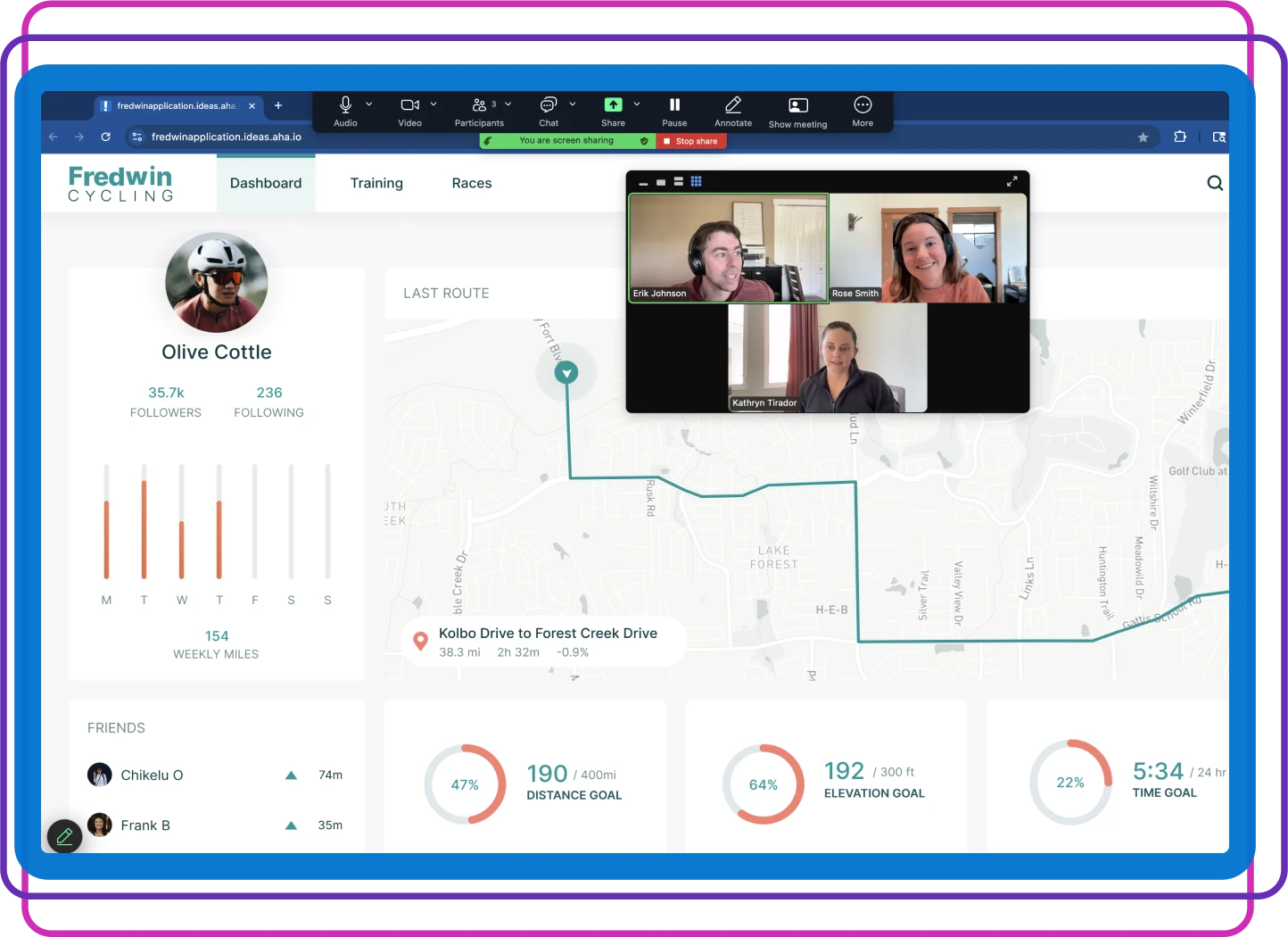 Observe user interactions