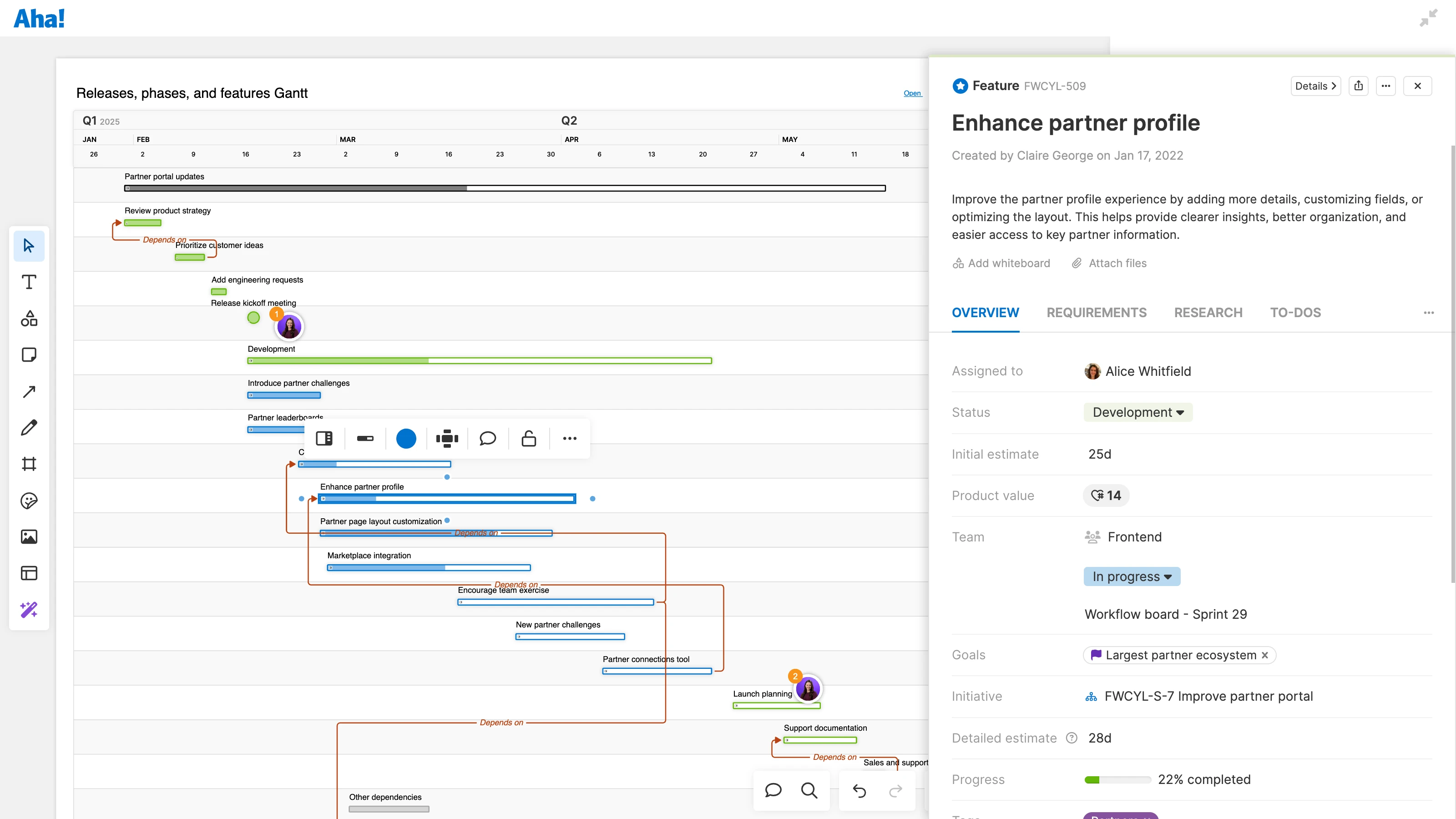Related use case image - Track dependencies