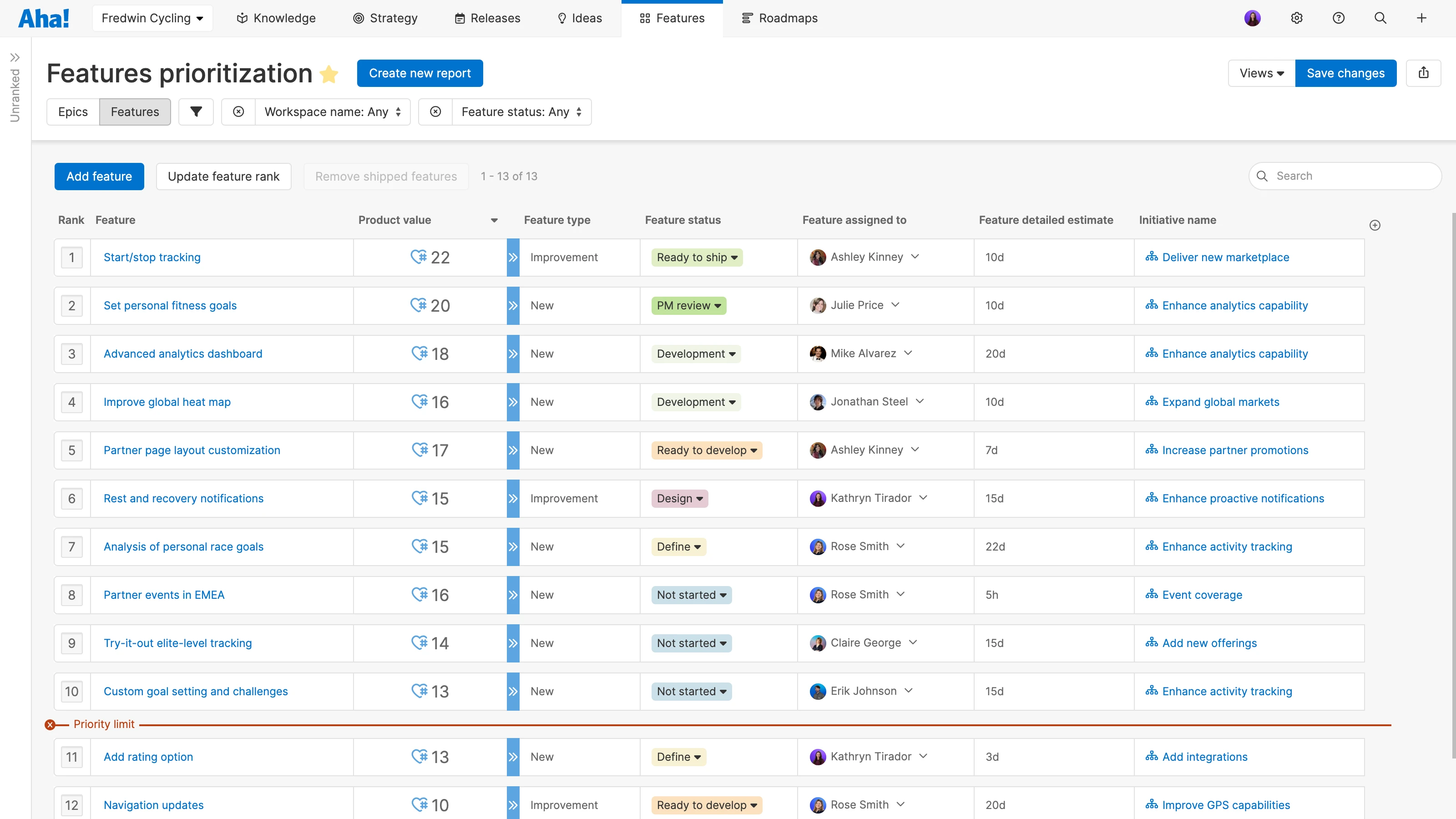 Related use case image - Prioritize features