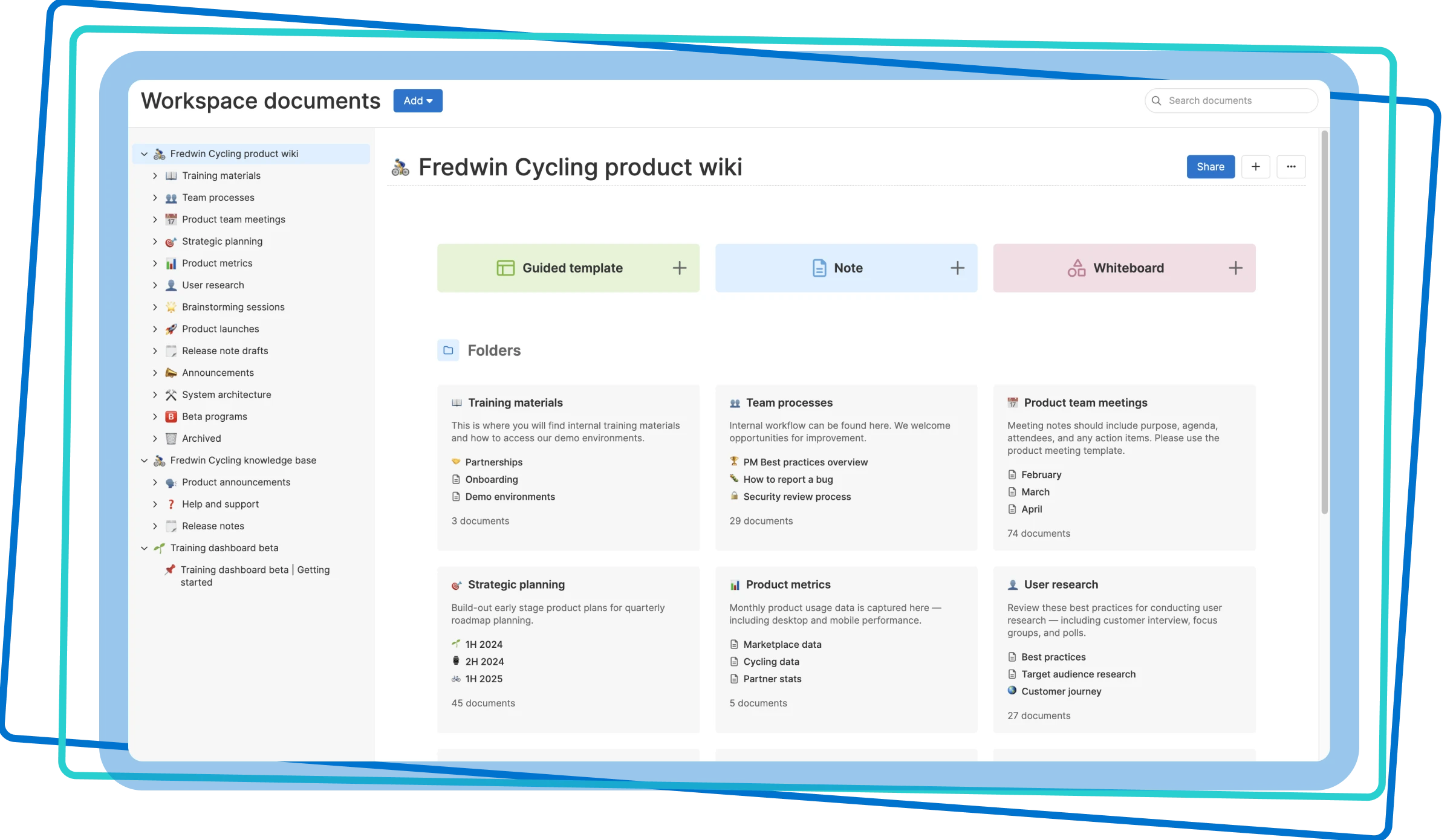 Capture your thoughts with documents