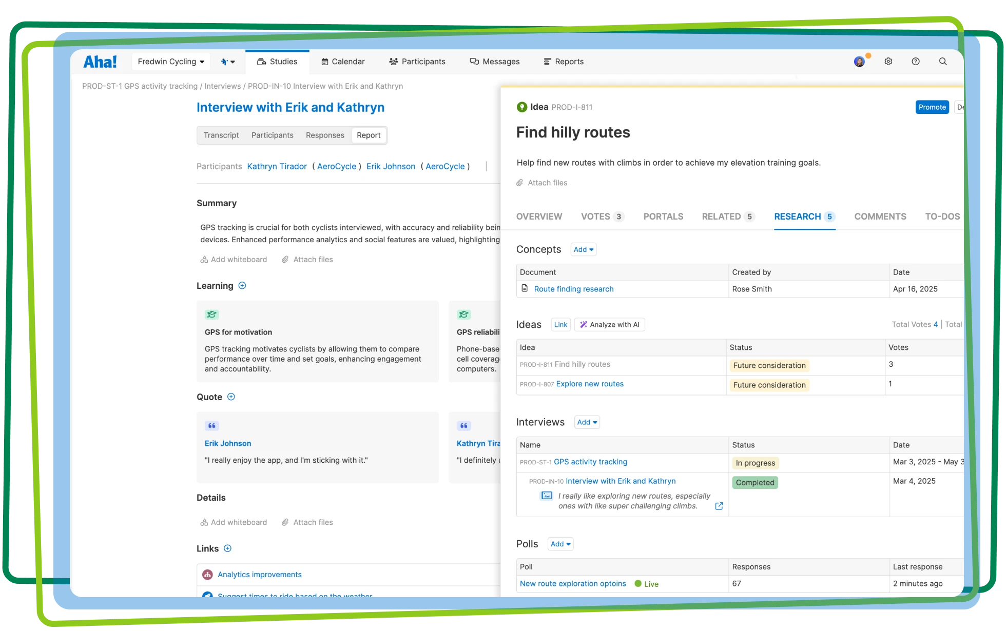 Aha! Discovery integration with Aha! Roadmaps