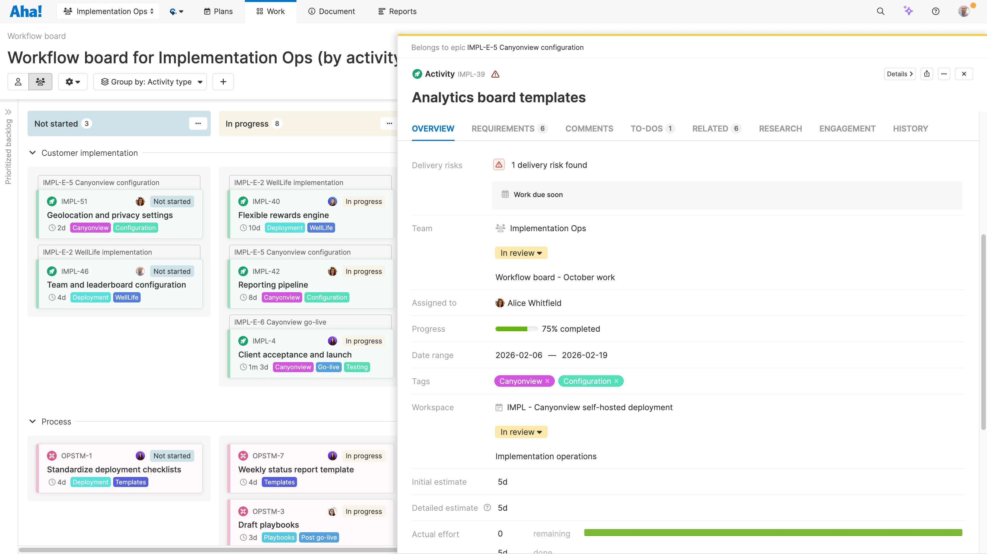 Teamwork - Strategic planning - Improve visibility