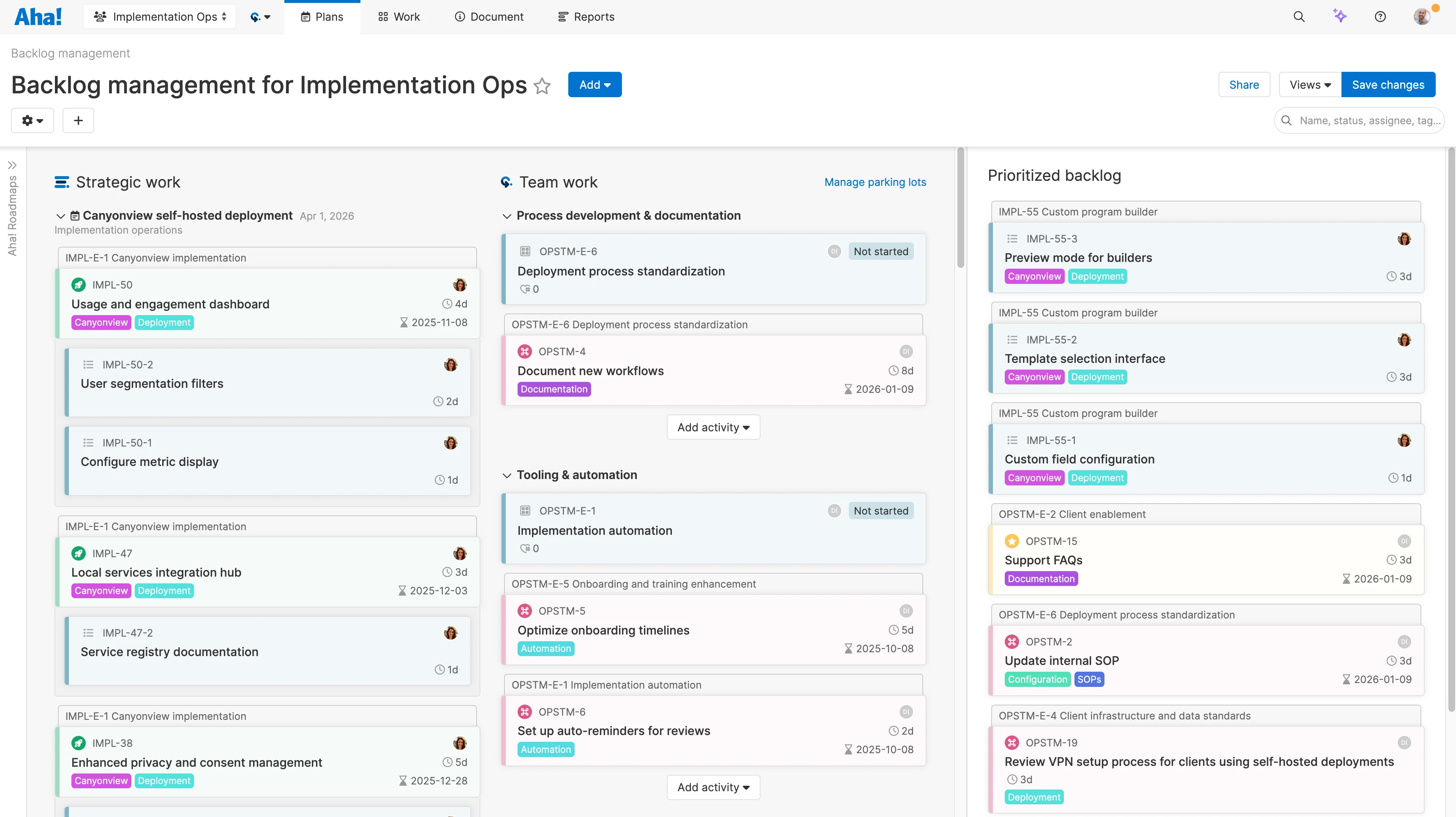 Teamwork - Task prioritization - Focus on key deliverables
