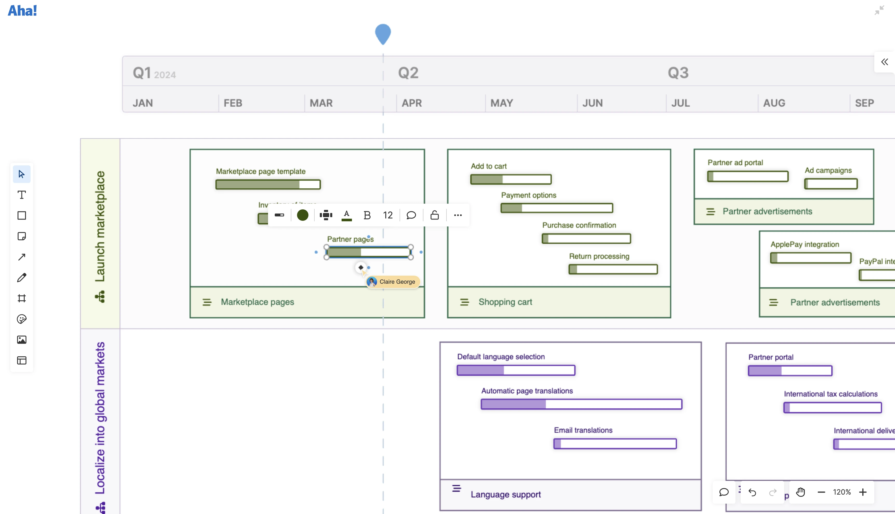 Whiteboards -Product prioritization - Create an initial roadmap